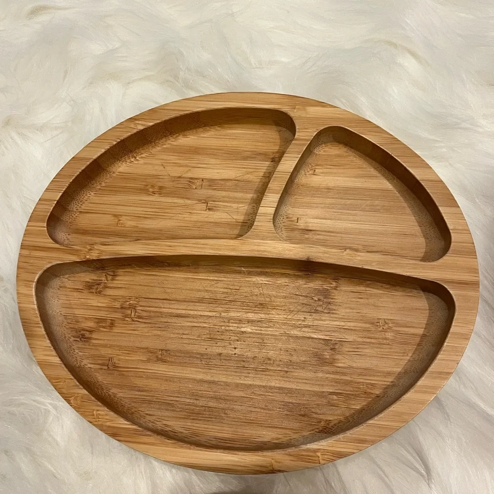 Avanchy Bamboo Suction Plates and Bowls Set - Picture 2 of 8